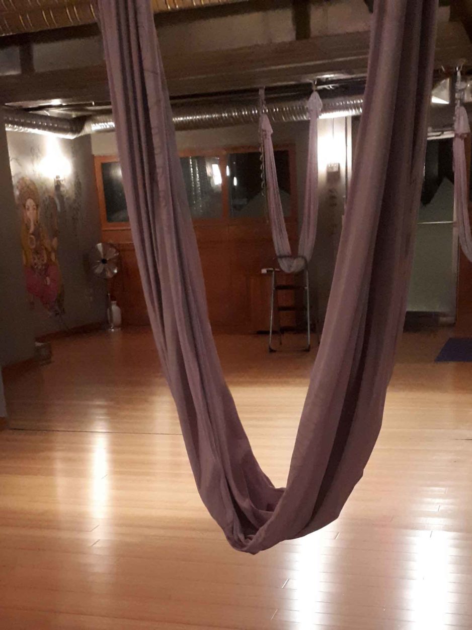 Hanging in There with Aerial Yoga on Where Rockies