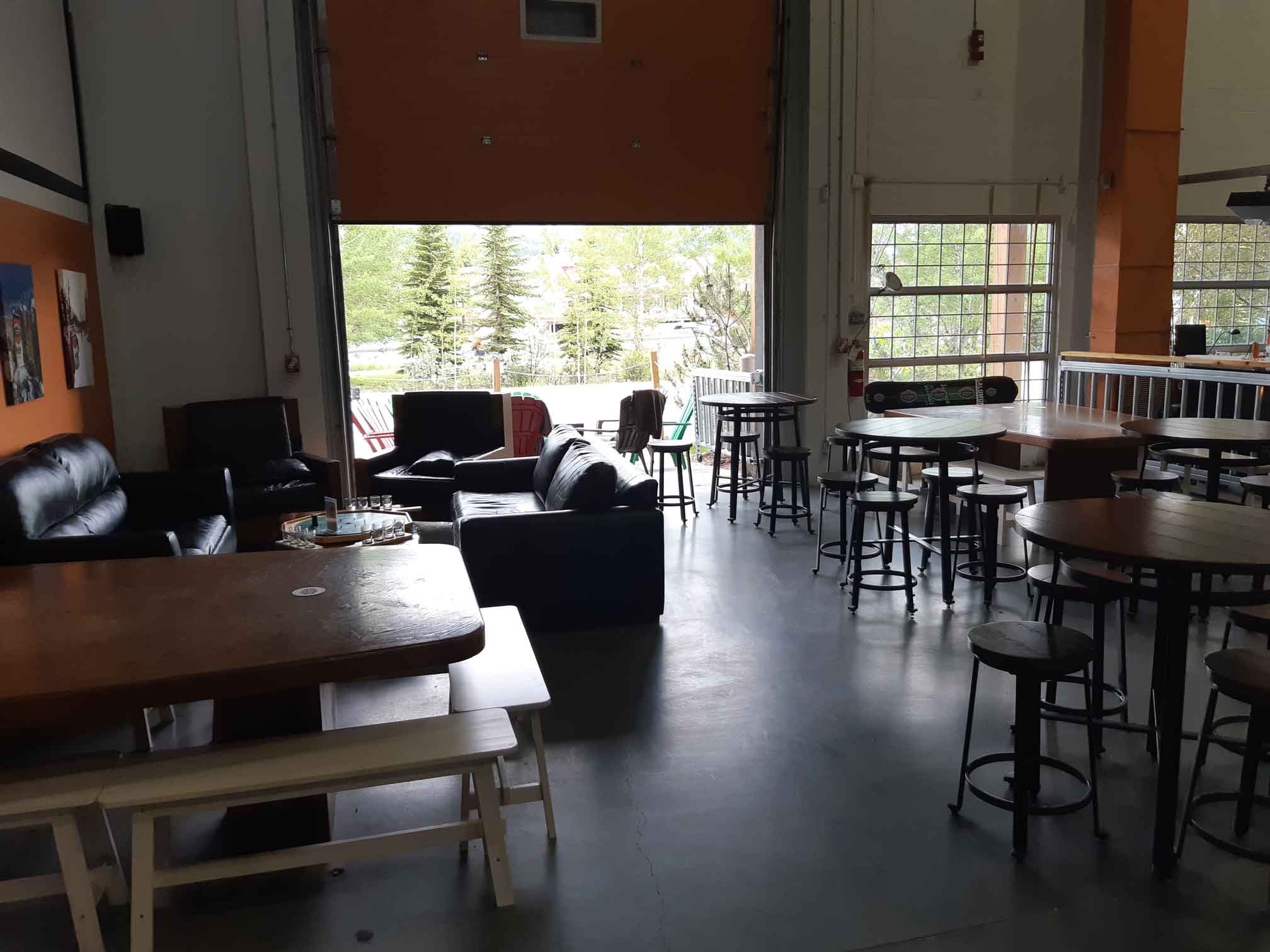 Inside Canmore Brewing Company