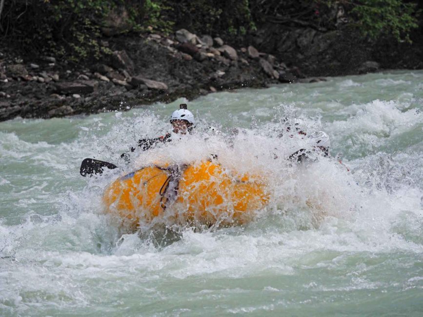 Heli-Rafting with Glacier Raft Company on Where Rockies