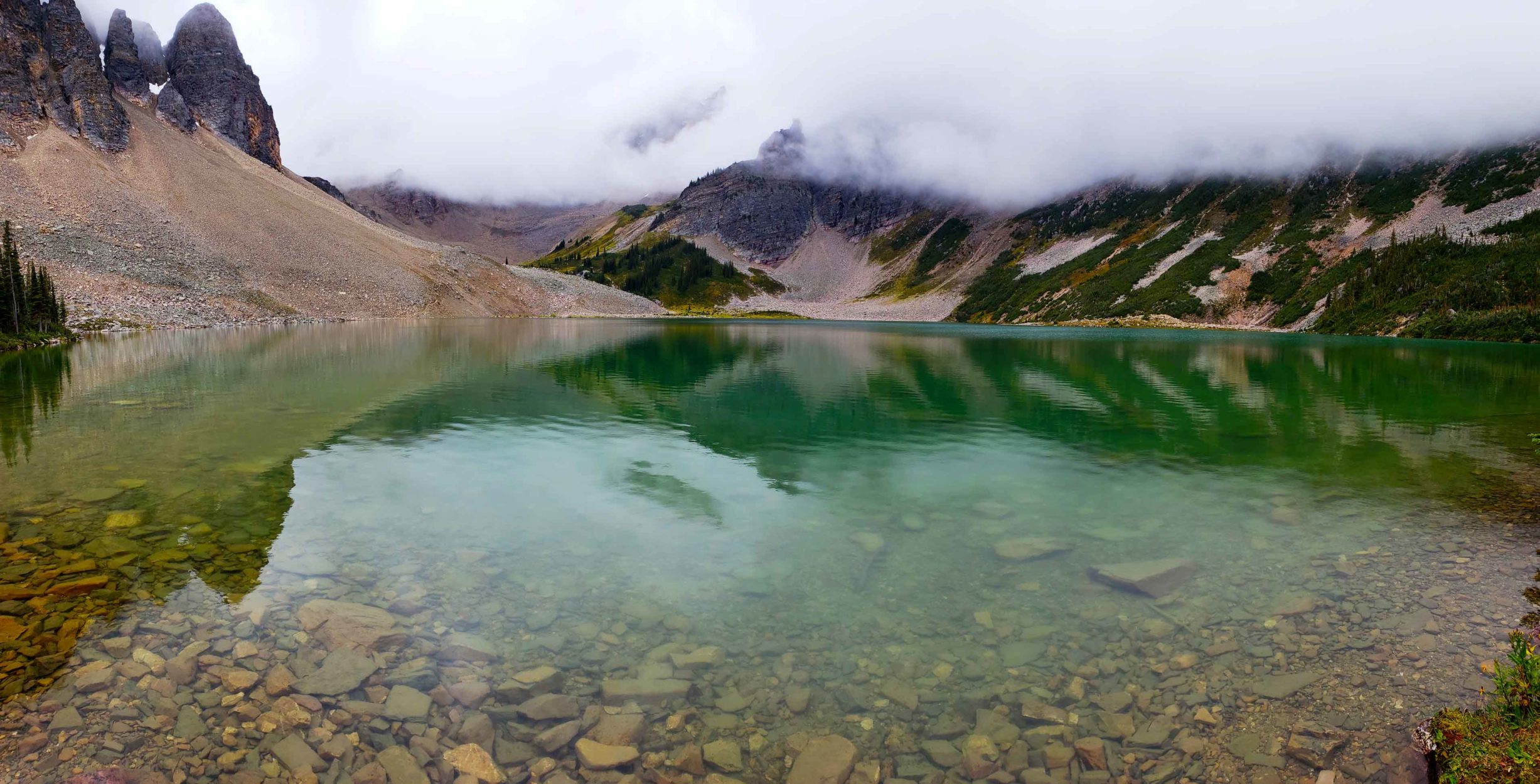 High on Gorman Lake on Where Rockies