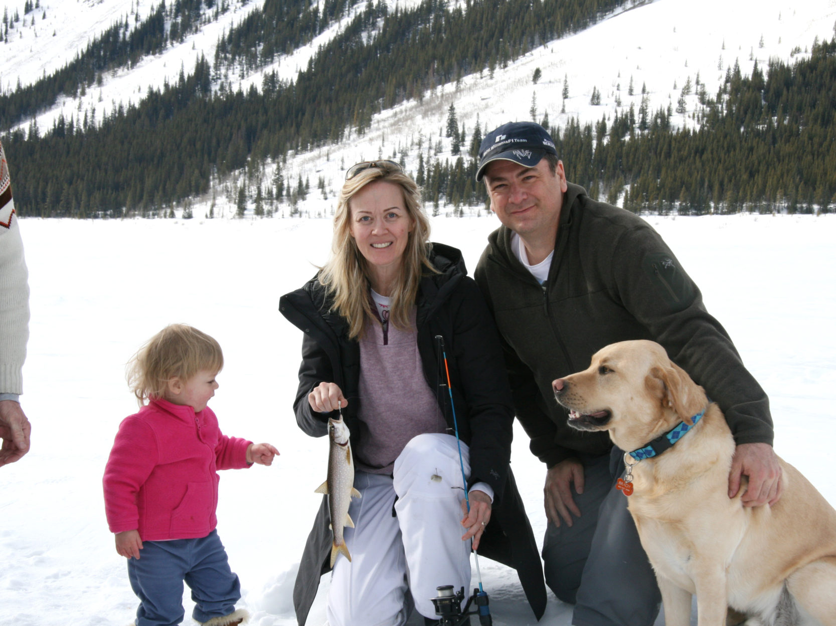 Family and Ice: Ice Fishing on Spray Lakes on Where Rockies