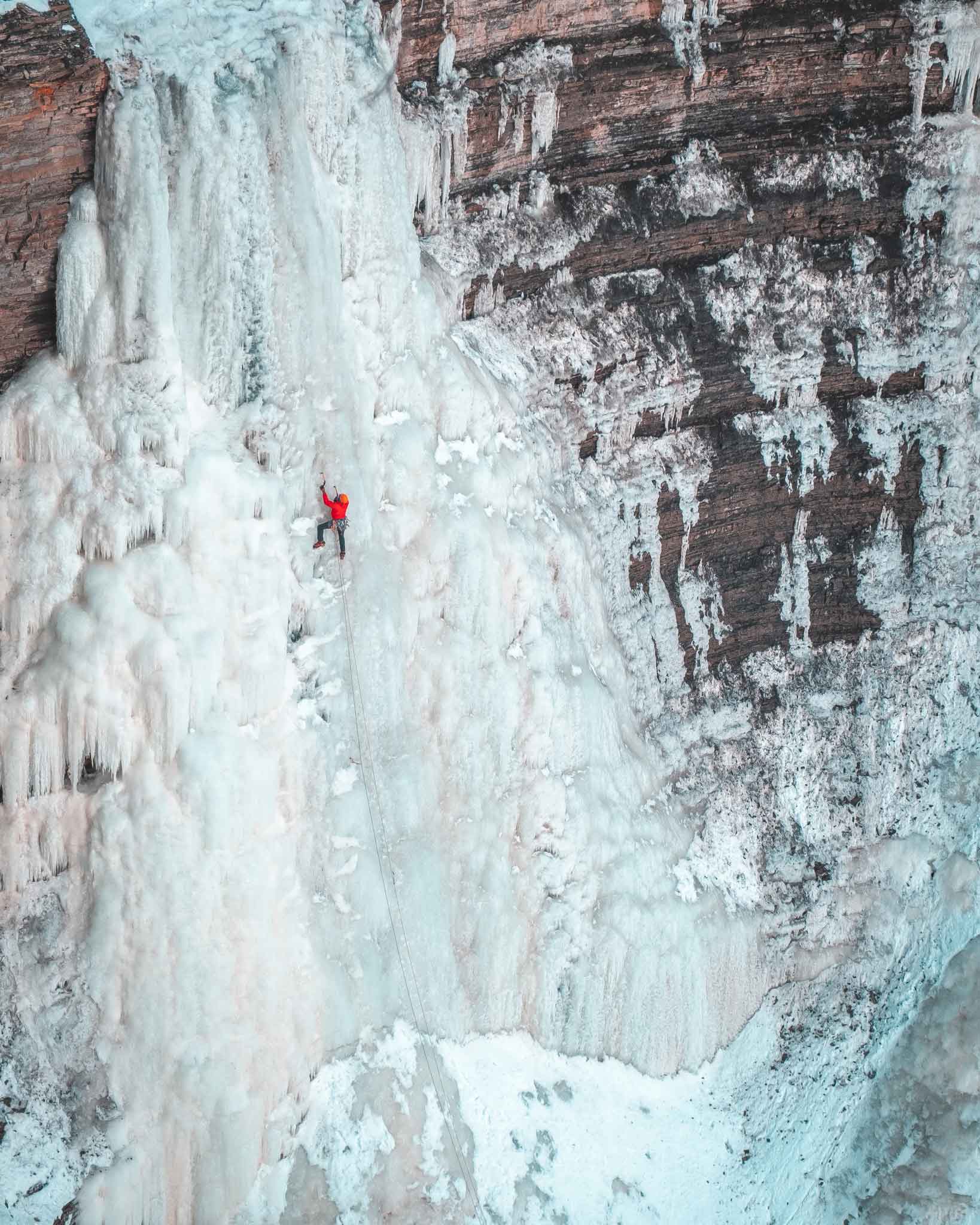 Ice Climbing Photography 