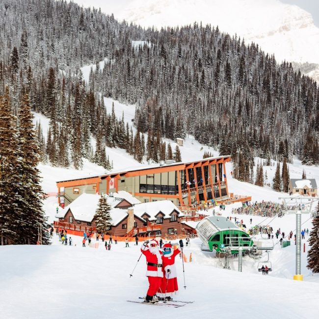 Santa on the Mountain on Where Rockies