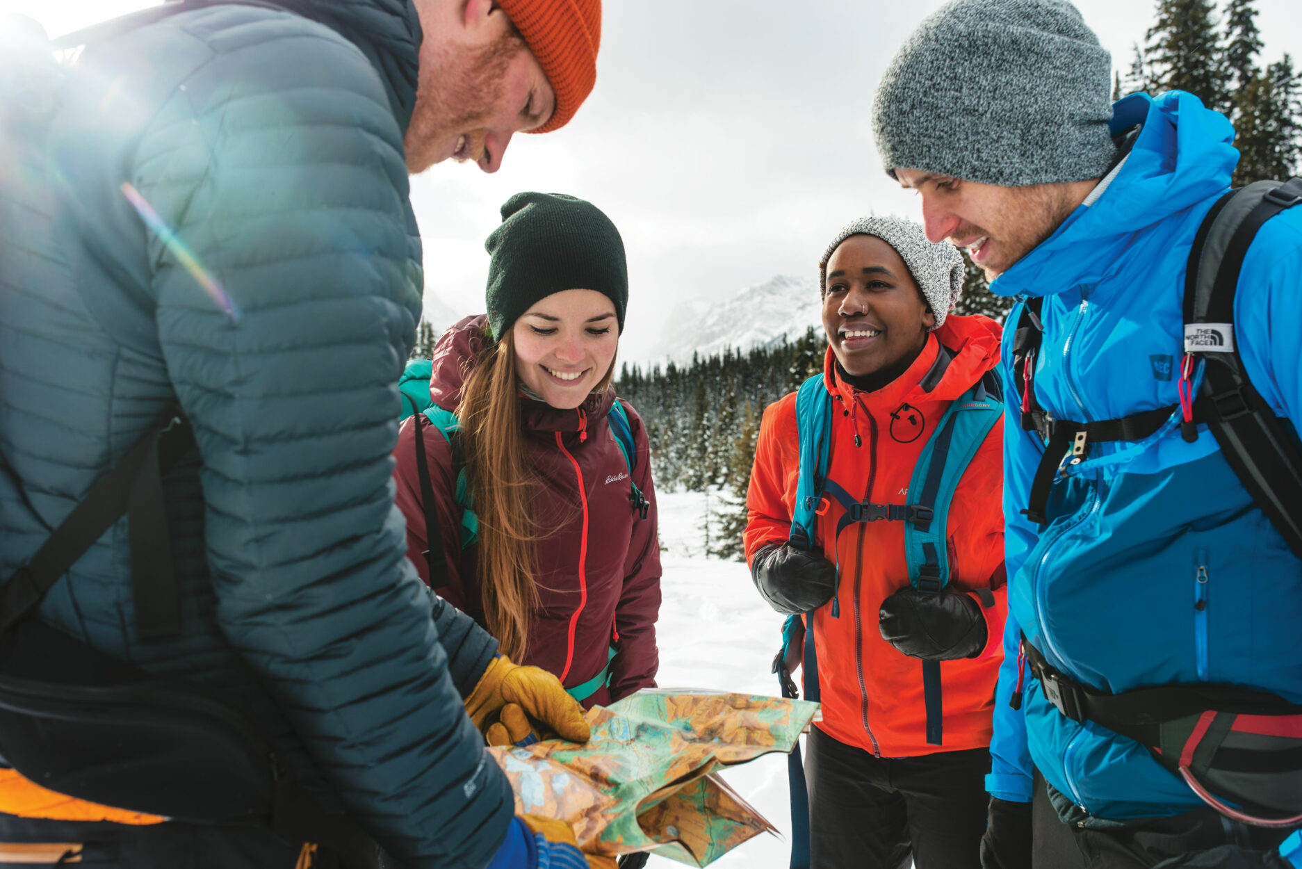 What to wear for winter hiking in Alberta