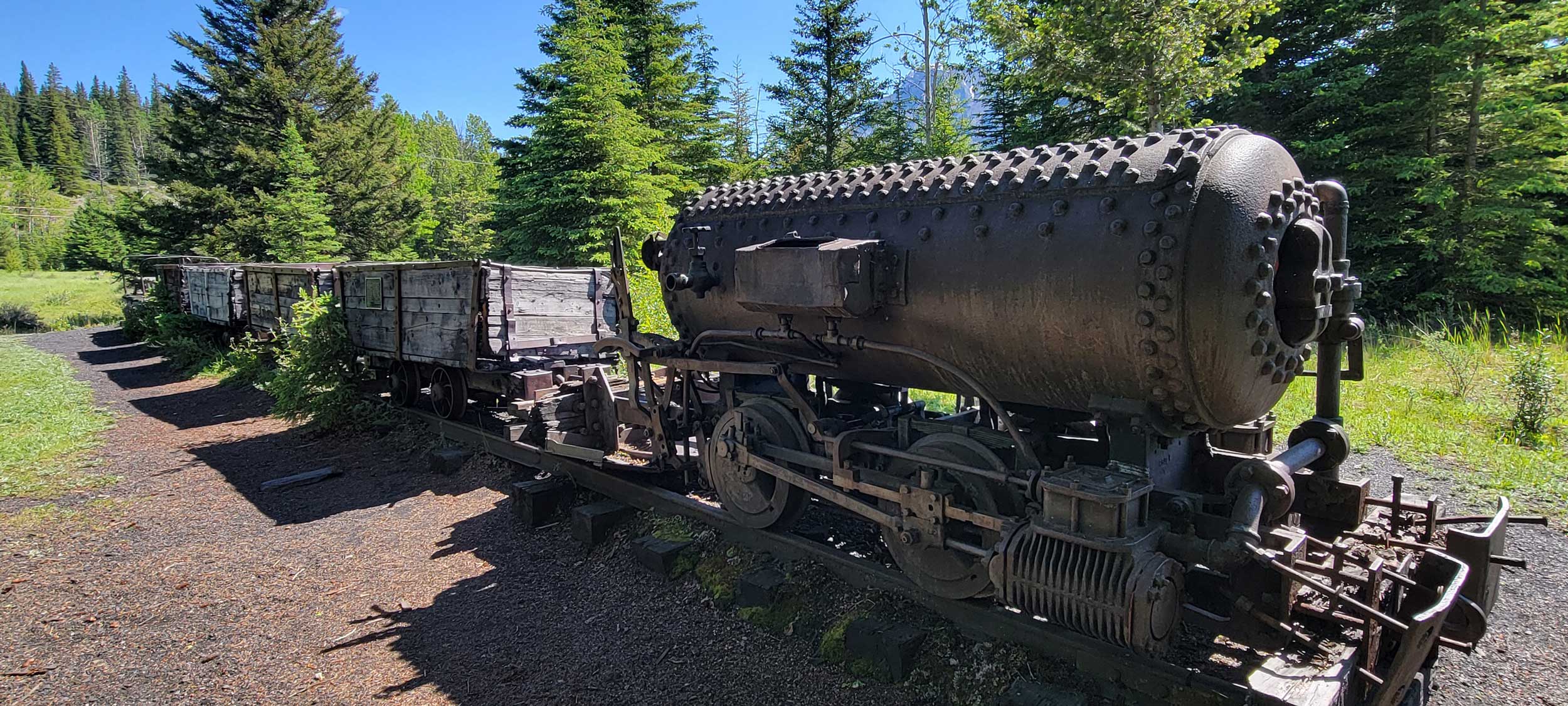 The coal train is an iconic symbol of the mining at Bankhead.