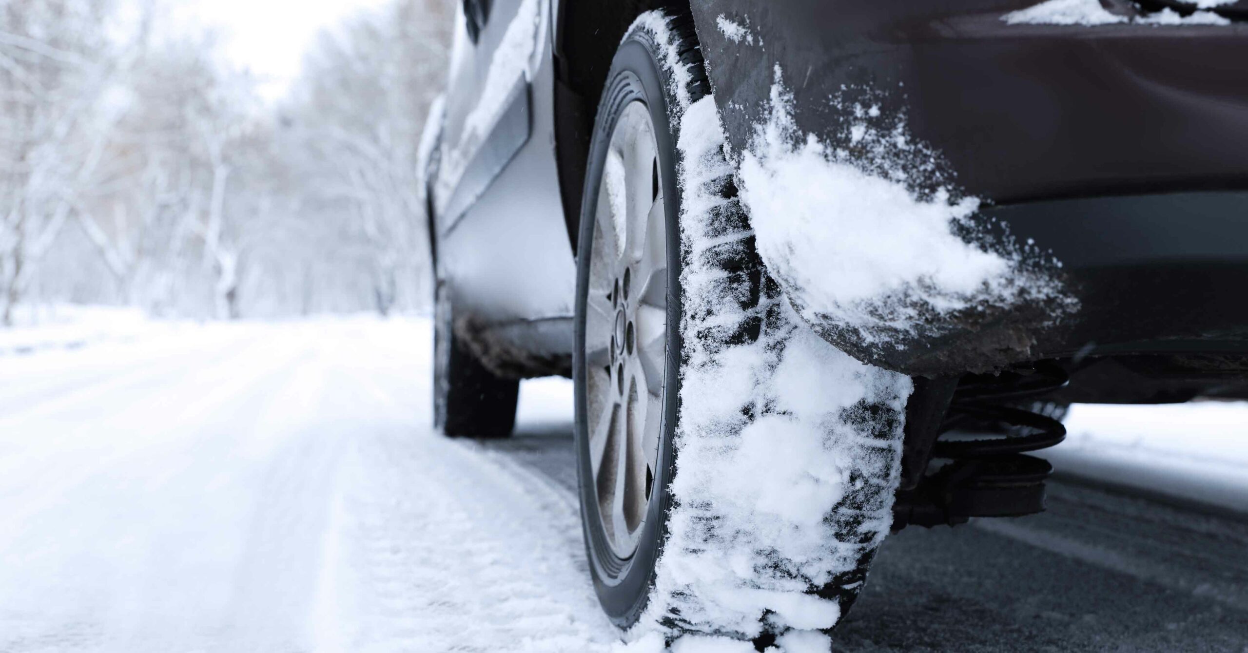 Proper winter tires are an essential winter driving safety element. They will grip better on snowy or cold roads.