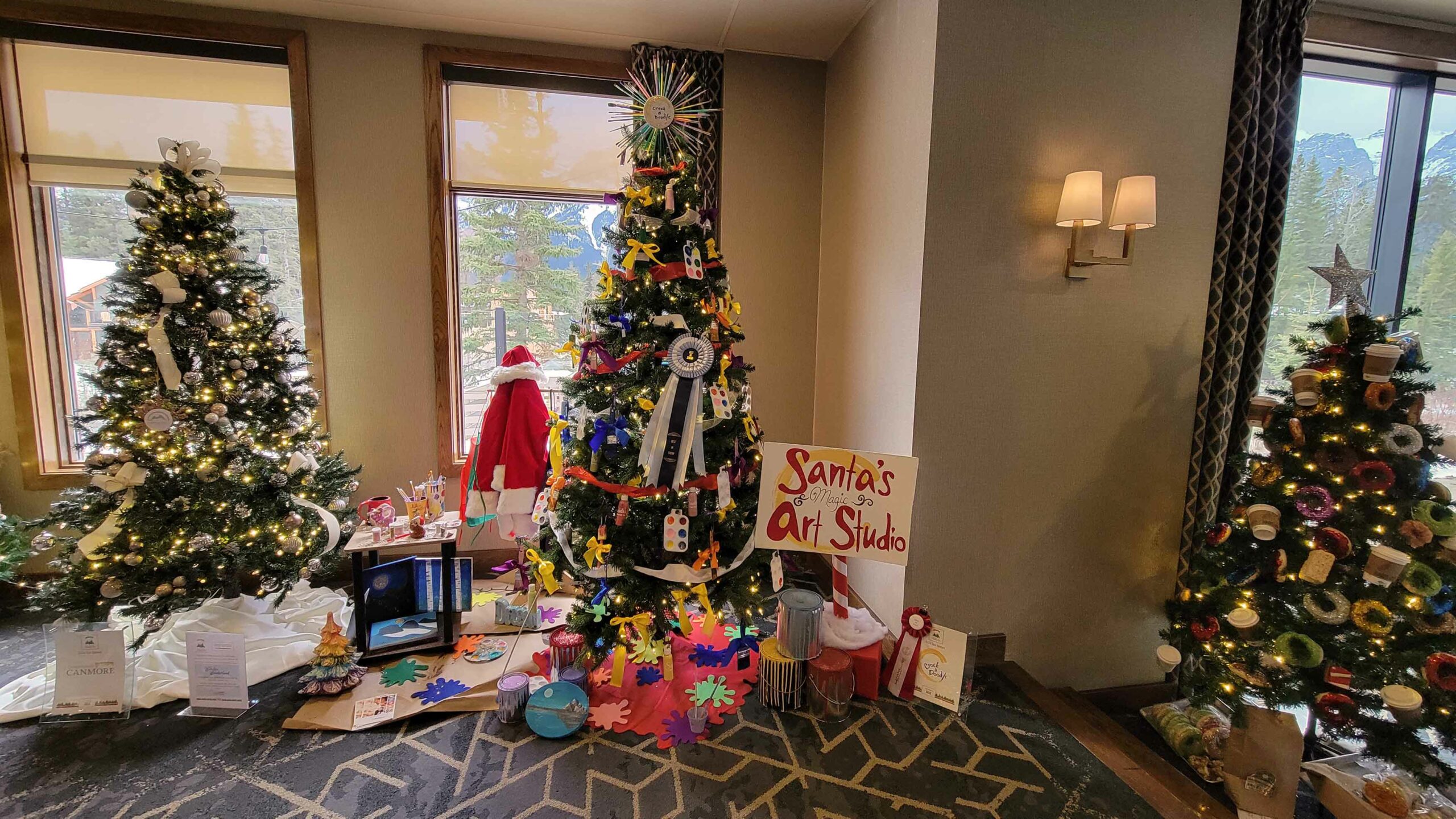 This fun tree from Crock A Doodle has us wanting to craft our way through the holiday season