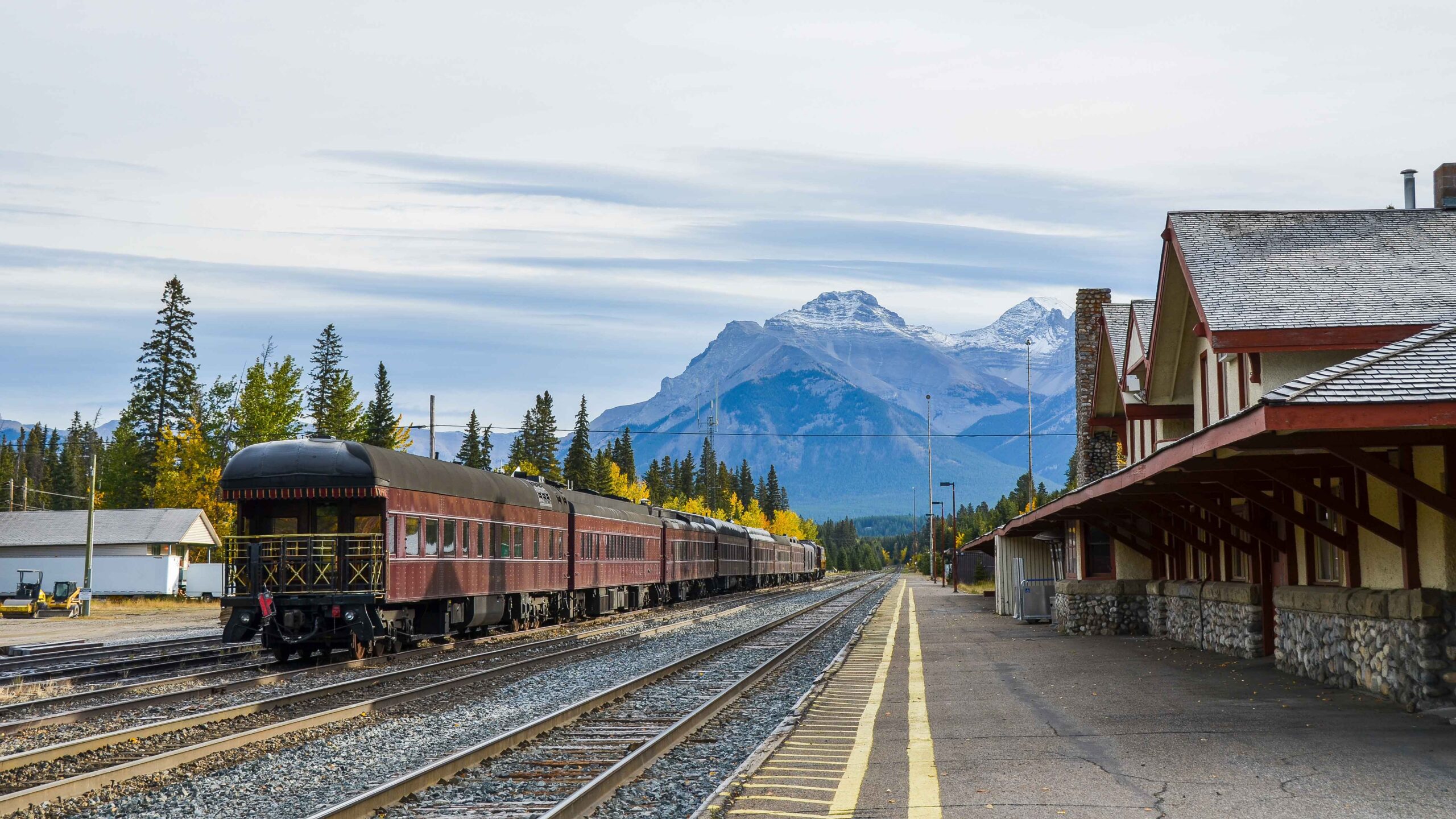Find free parking behind the train station in Banff. Follow the signs. You can't miss it.