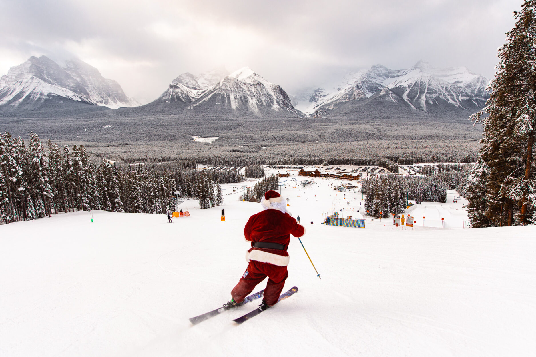 Ski with Santa on Where Rockies