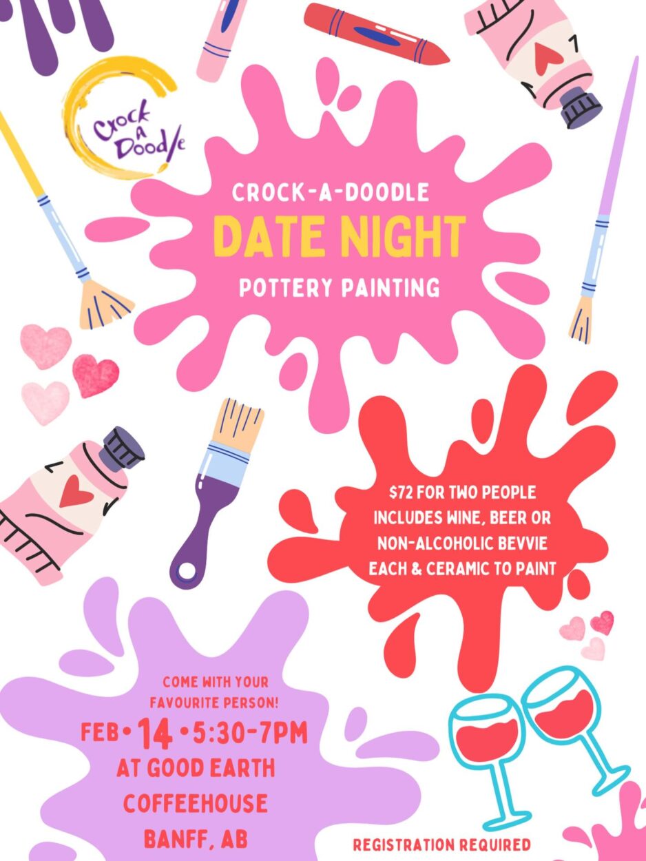 Date Night Pottery Painting - Read more on Where Rockies Online Date Night Pottery Painting on Where Rockies